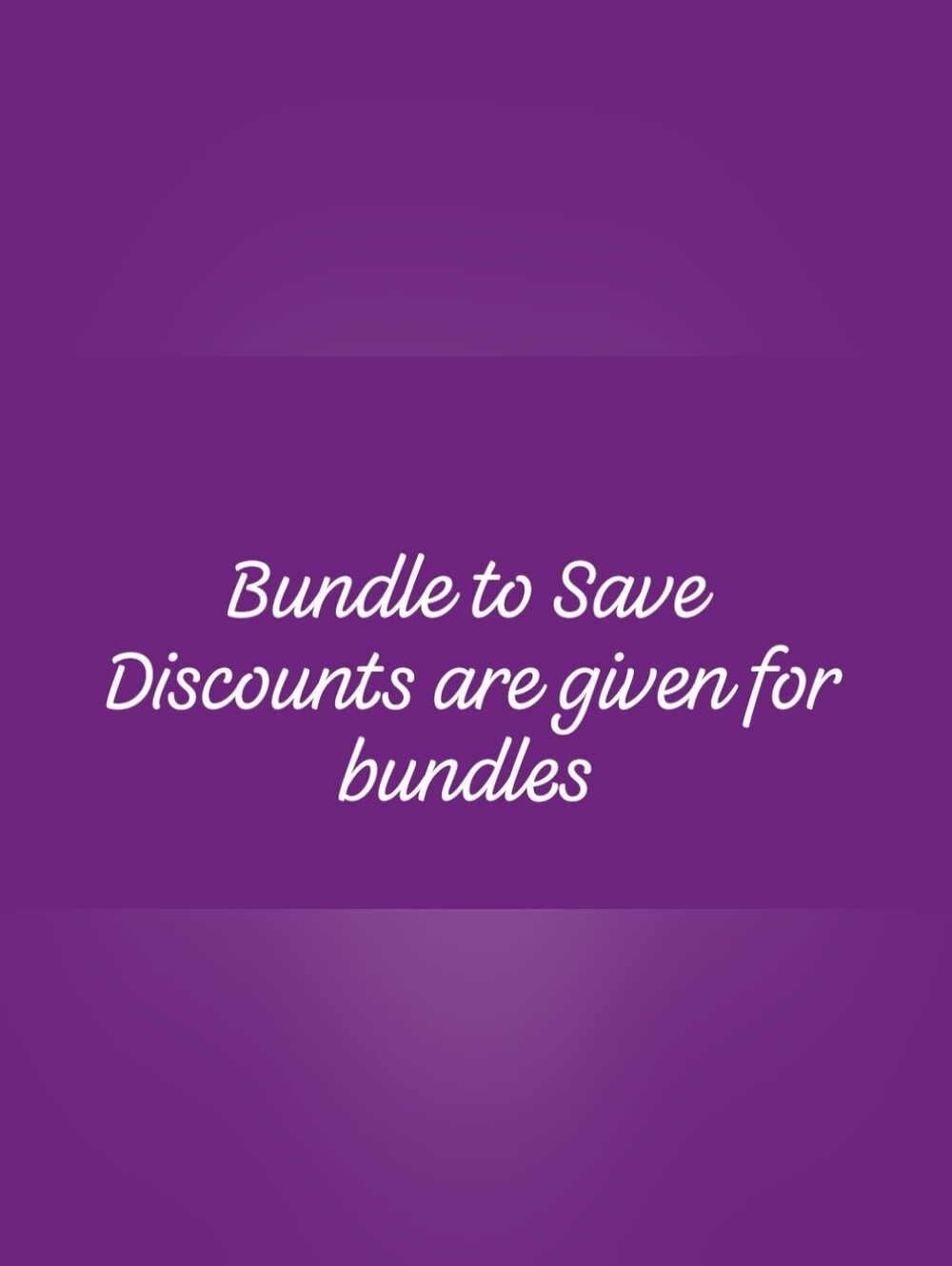 Purple Promotional - Bundle to Save
